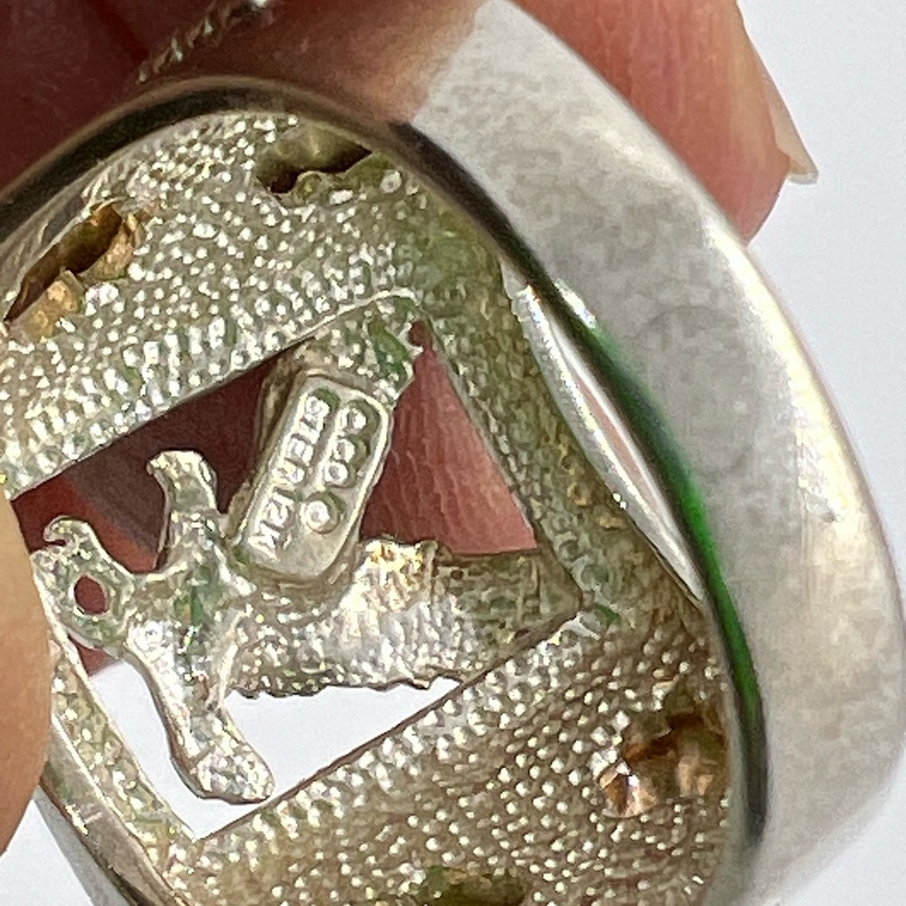 Black hills gold flying eagle ring size 10 12ct gold and sterling silver ring - Picture 3 of 5